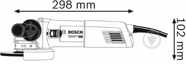 Болгарка (кутова шліфмашина) Bosch Professional GWX 14-125 06017B7000 - фото 4