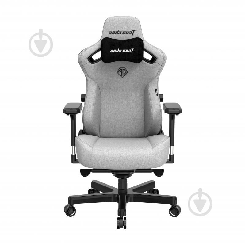 Крісло ігрове Anda Seat Kaiser 3 Size L Grey Fabric (AD12YDC-L-01-G-PV/F) сірий - фото 1