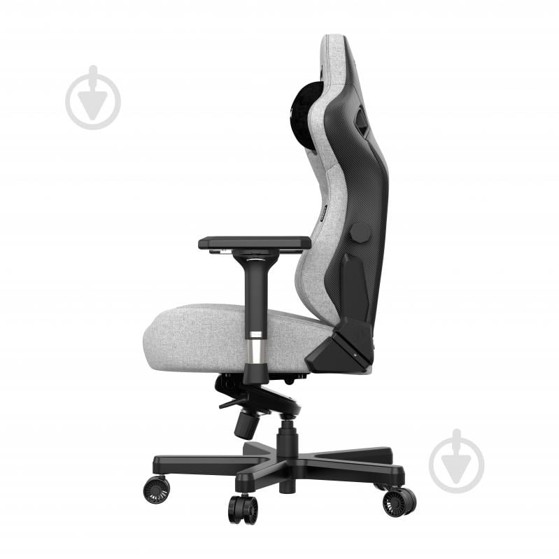 Крісло ігрове Anda Seat Kaiser 3 Size L Grey Fabric (AD12YDC-L-01-G-PV/F) сірий - фото 6