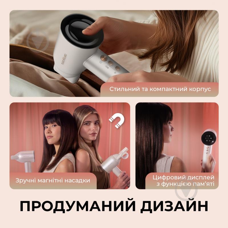 Стайлер CECOTEC DryGlam Waves Champagne 4in1 - фото 6