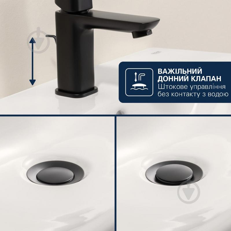 Змішувач для умивальника Grohe QuickFix Dice S-Size 1018562430 з донним клапаном - фото 3 Змішувач для умивальника Grohe QuickFix Dice S-Size 1018562430 з донним клапаном - фото 3
