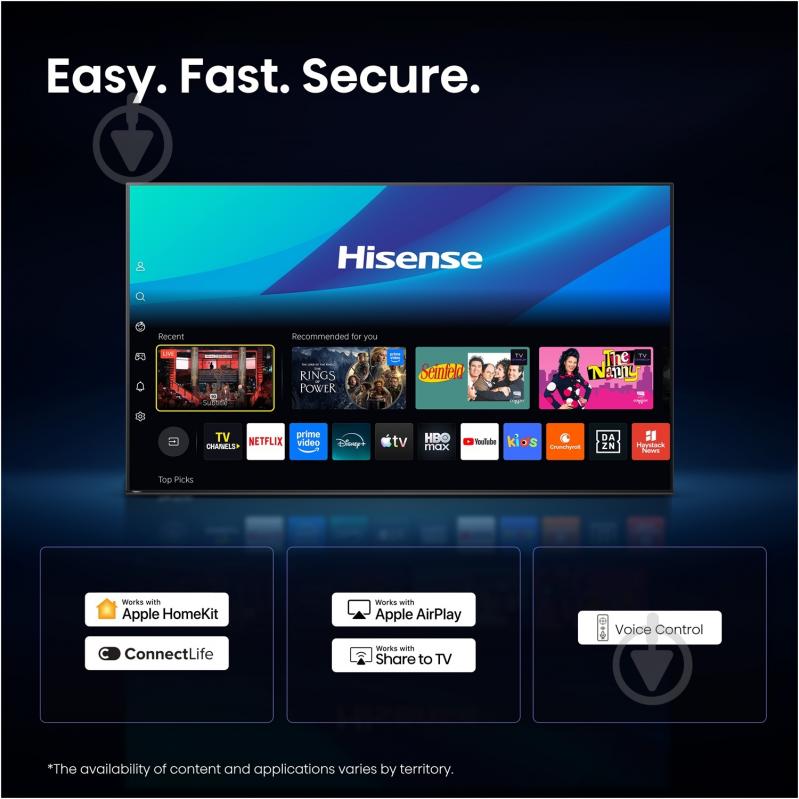 Телевізор Hisense 20018520 43″43E7S PRO - фото 12 Телевізор Hisense 20018520 43″43E7S PRO - фото 12