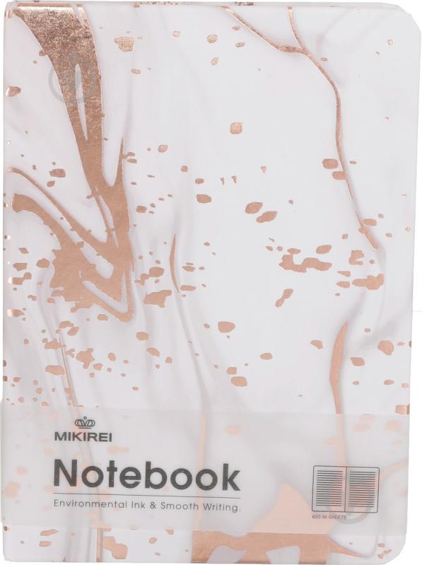 Блокнот Розовый мрамор 1 14,5х10,5 см - фото 4