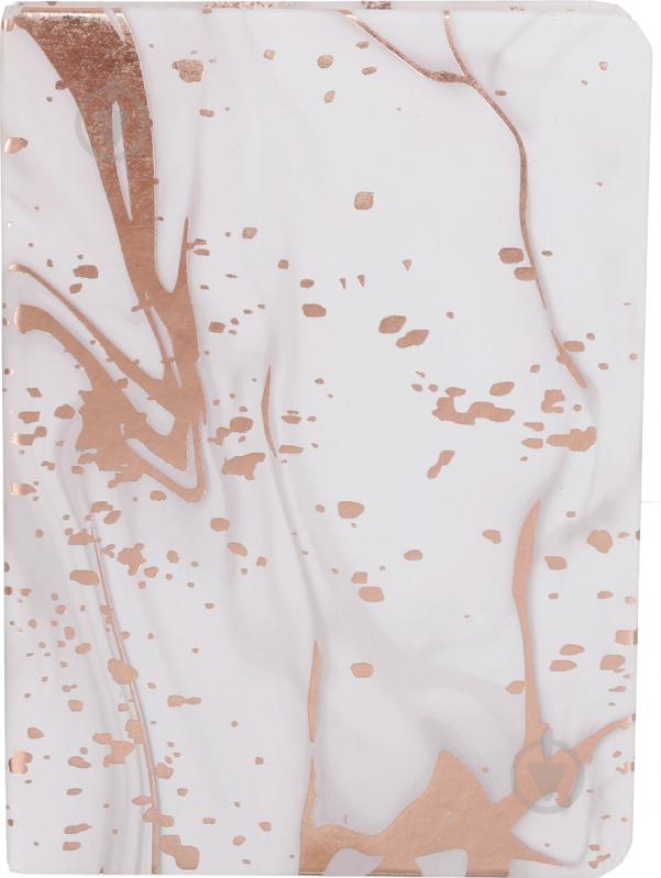 Блокнот Розовый мрамор 1 14,5х10,5 см - фото 2