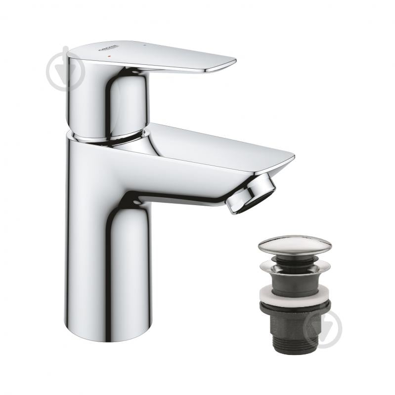 Змішувач для умивальника Grohe QuickFix Start Edge S-Size 23898001 з донним клапаном - фото 1 Змішувач для умивальника Grohe QuickFix Start Edge S-Size 23898001 з донним клапаном - фото 1