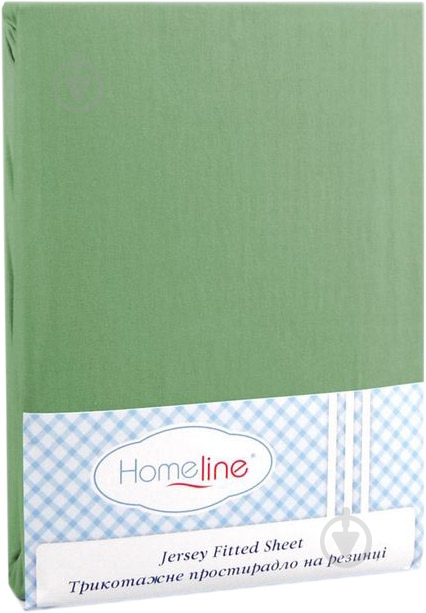 Простынь трикотажная на резинке 180x200 см Homeline - фото 1