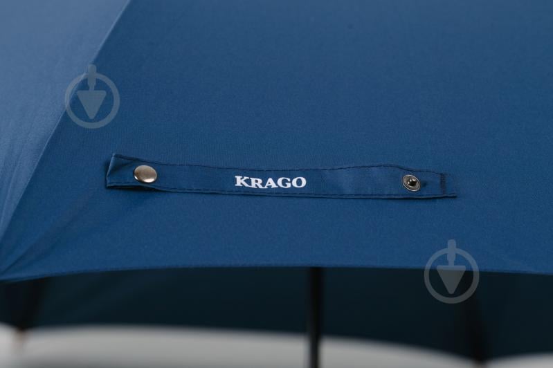 Зонт-трость KRAGO Wooden синий - фото 5