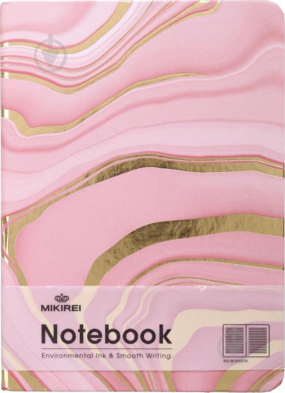 Блокнот Розовый мрамор 2 14,5х10,5 см - фото 3