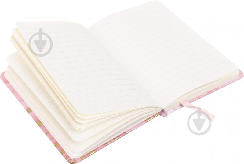 Блокнот Розовый мрамор 2 14,5х10,5 см - фото 4