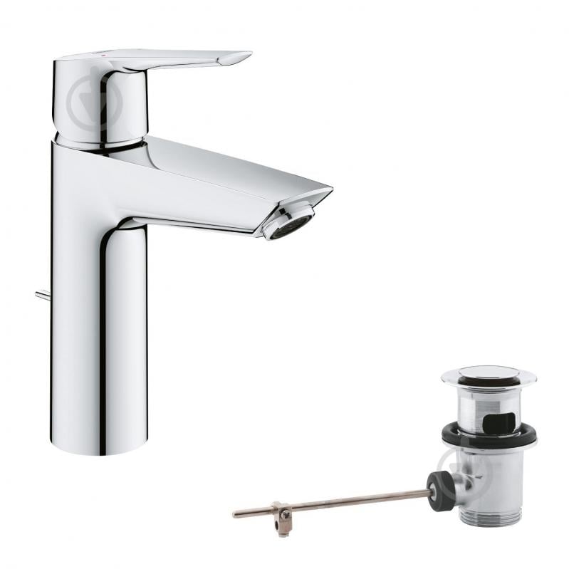 Смеситель для умывальника Grohe QuickFix Start M-Size 23455002 - фото 1 Смеситель для умывальника Grohe QuickFix Start M-Size 23455002 - фото 1