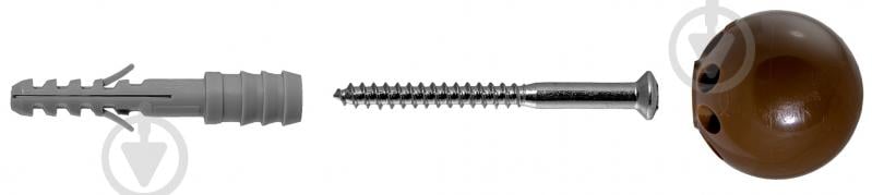 Ограничитель хода двери fischer TS 8 BR (84325) коричневый - фото 1 Ограничитель хода двери fischer TS 8 BR (84325) коричневый - фото 1