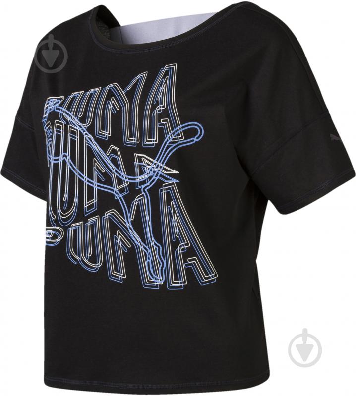 Футболка Puma HIT Feel It Tee 51831909 р.L черный - фото 2 Футболка Puma HIT Feel It Tee 51831909 р.L черный - фото 2