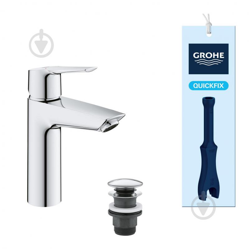 Смеситель для умывальника Grohe QuickFix Start M-Size 24204002 - фото 1
