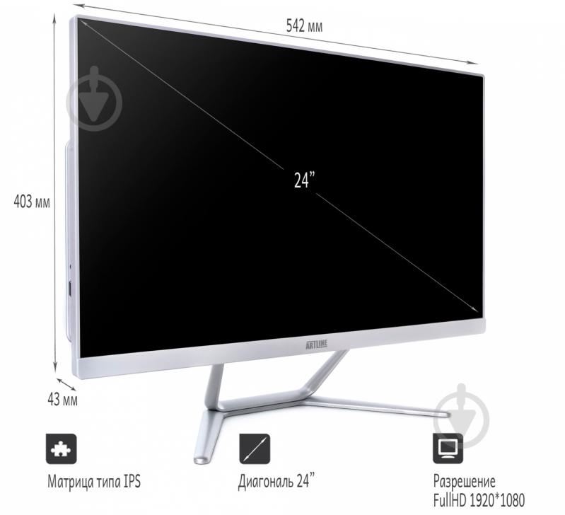 Моноблок Artline Home G41 23,8 (G41v14w) white - фото 3 Моноблок Artline Home G41 23,8 (G41v14w) white - фото 3