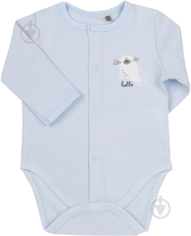 Боді унісекс Bembi БД59 р.74 світло-блакитний 1059101134.A0F - фото 1