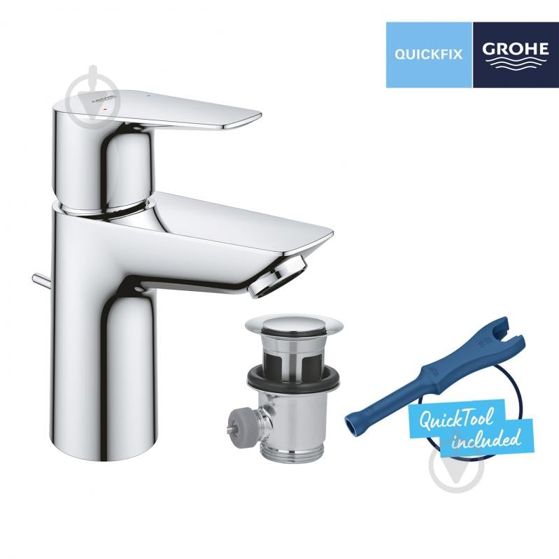 Змішувач для умивальника Grohe QuickFix StartEdge S-Size 24196001 - фото 5 Змішувач для умивальника Grohe QuickFix StartEdge S-Size 24196001 - фото 5