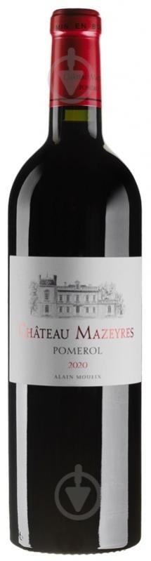 Вино Chateau Mazeyres виноградное сухое натуральное красное Шато Мазейр 0,75 л - фото 1