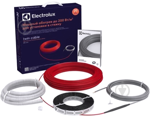 Нагревательный кабель Electrolux ETC 2-17-1200, 6.0 – 10.0 кв. м - фото 2 Нагревательный кабель Electrolux ETC 2-17-1200, 6.0 – 10.0 кв. м - фото 2