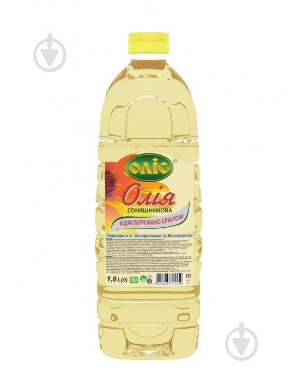 Масло подсолнечное ТМ Оліс 1,8 л - фото 1