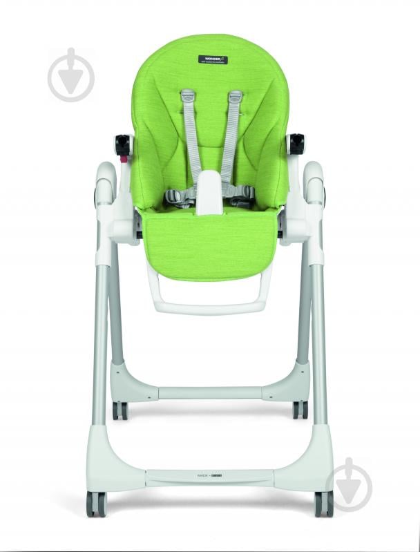 Стульчик для кормления Peg-Perego Prima Pappa Follow Me Wonder Green (пятностойкий зеленый) - фото 1