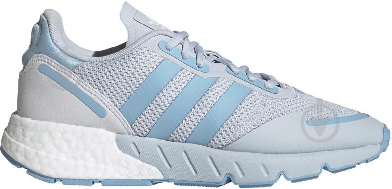 Кроссовки женские демисезонные Adidas ZX 1K BOOST W FY3630 р.36 голубые - фото 1