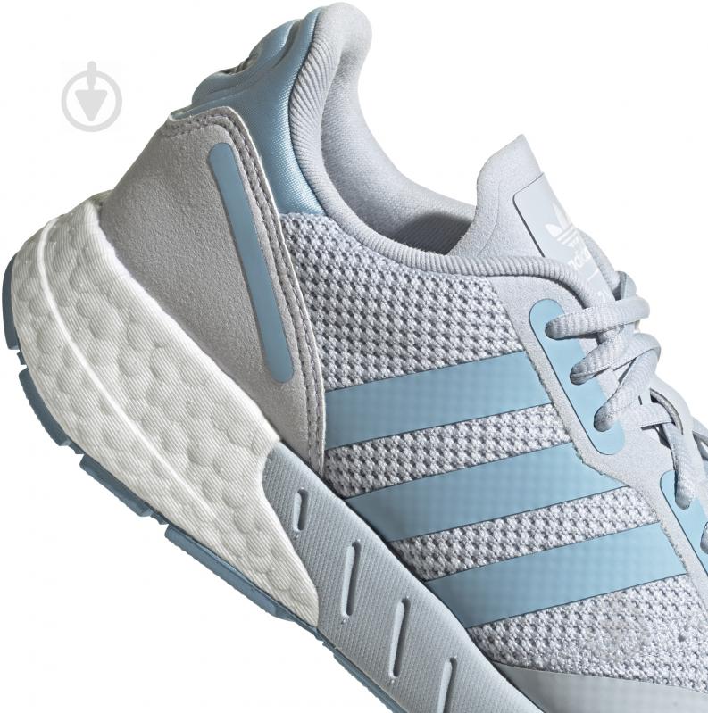 Кроссовки женские демисезонные Adidas ZX 1K BOOST W FY3630 р.36 голубые - фото 12