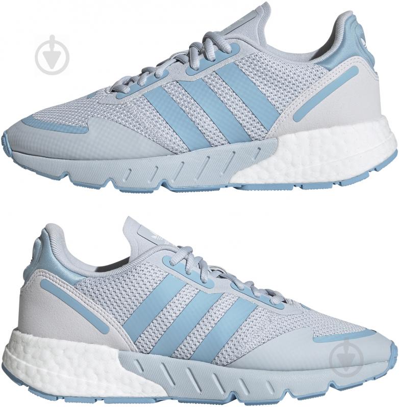 Кроссовки женские демисезонные Adidas ZX 1K BOOST W FY3630 р.36 голубые - фото 5