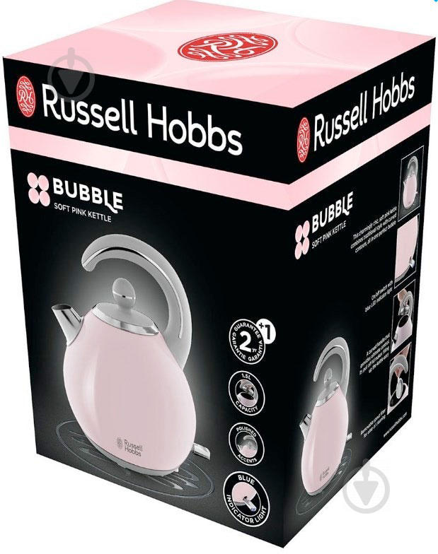 Электрочайник Russell Hobbs 24402-70 Bubble Pink - фото 5