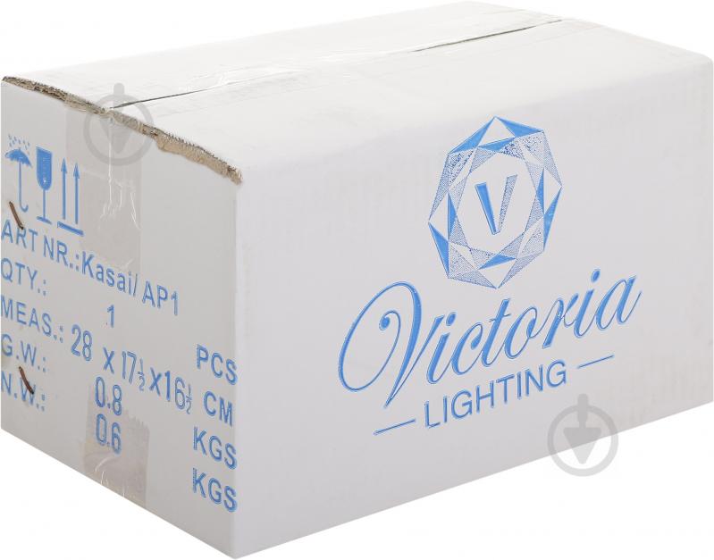 Бра Victoria Lighting 1x60 Вт E27 венге Kasai/AP1 - фото 4