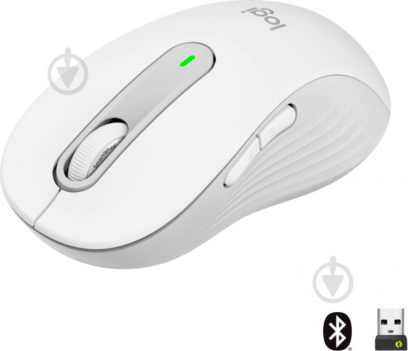 Мышь Logitech Signature M650 L Wireless Mouse Off-White (910-006238) white (910-006238) - фото 1