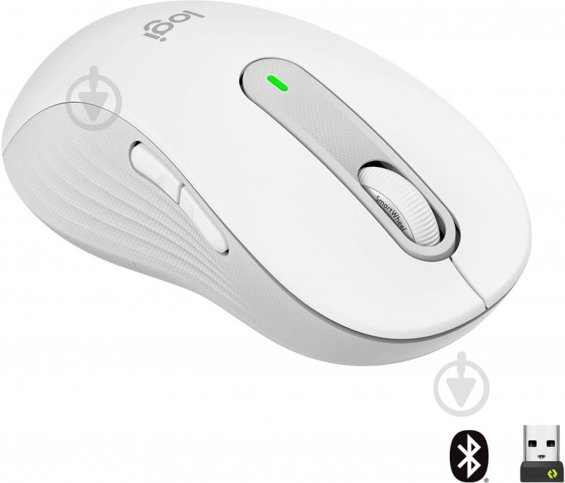 Мышь Logitech Signature M650 L Wireless Mouse LEFT white (910-006240) - фото 1