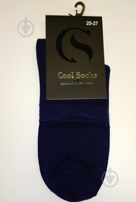 Шкарпетки чоловічі Cool Socks 173017 р.25-27 темно-синій - фото 2