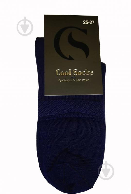 Шкарпетки чоловічі Cool Socks 173017 р.25-27 темно-синій - фото 1