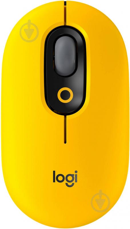 Мышь Logitech POP Mouse with emoji yellow (910-006546) - фото 1