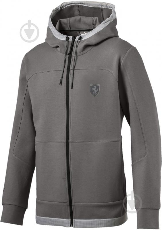 Джемпер Puma Ferrari Hooded Sweat Jacket 57785005 р. S серый - фото 1