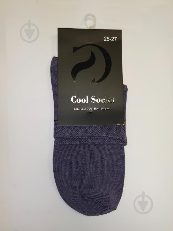 Шкарпетки чоловічі Cool Socks 173018 р.25-27 темно-сірий - фото 1