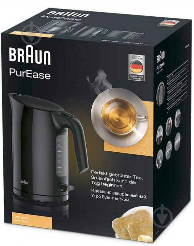 Електрочайник Braun WK3100 black - фото 3