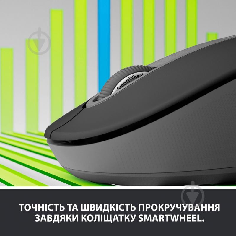 Мышь Logitech Signature M650 Wireless Mouse black (910-006253) - фото 2