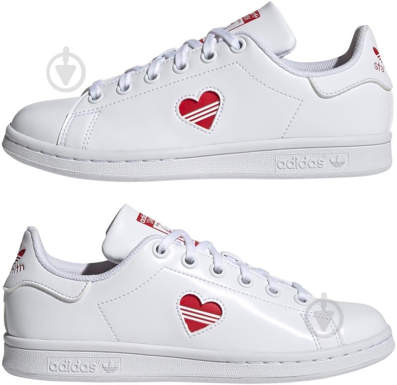 Кроссовки для девочек демисезонные Adidas STAN SMITH J FY4481 р.36 белые - фото 5