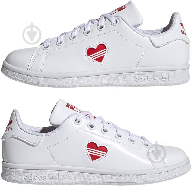 Кроссовки для девочек демисезонные Adidas STAN SMITH J FY4481 р.36 2/3 белые - фото 5