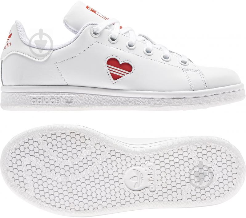 Кроссовки для девочек демисезонные Adidas STAN SMITH J FY4481 р.36 2/3 белые - фото 6