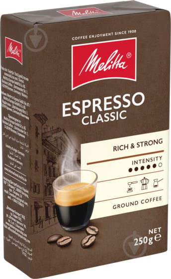 Кава мелена Melitta BellaCrema Espresso 100% арабіка 250 г - фото 2