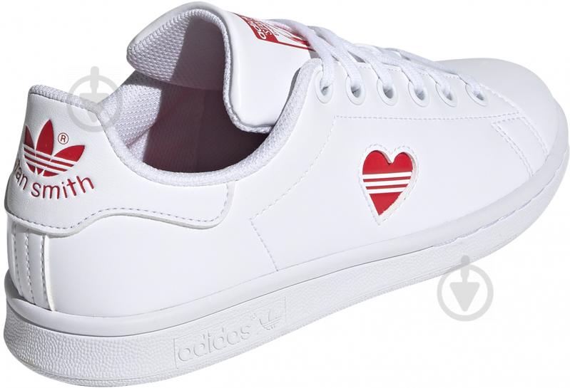 Кросівки для дівчаток демісезонні Adidas STAN SMITH J FY4481 р.37 1/3 білі - фото 9