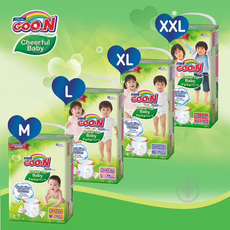 Підгузки-трусики Cheerful Baby XL 12-17 кг 42 шт. - фото 2