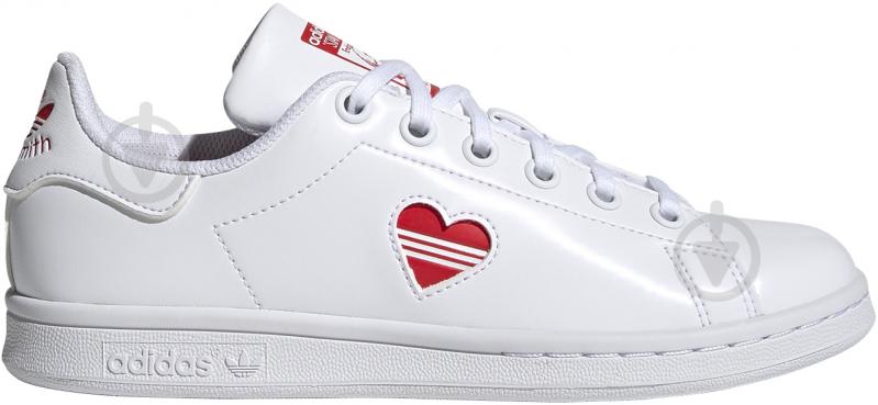 Кросівки для дівчаток демісезонні Adidas STAN SMITH J FY4481 р.39 1/3 білі - фото 1