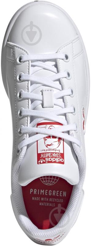 Кросівки для дівчаток демісезонні Adidas STAN SMITH J FY4481 р.39 1/3 білі - фото 7
