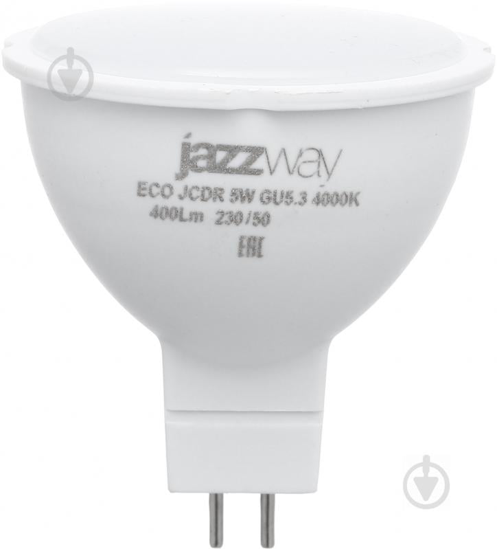 Лампа светодиодная Jazzway Pled Eco 5 Вт MR16 матовая GU5.3 220 В 4000 К - фото 2