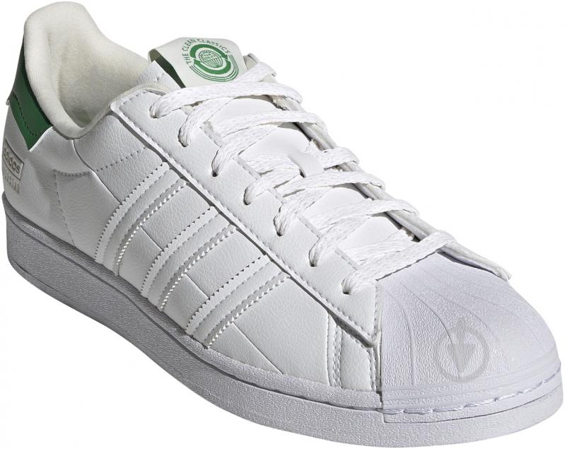 Кроссовки мужские демисезонные Adidas SUPERSTAR FY5480 р.40 2/3 белые - фото 4