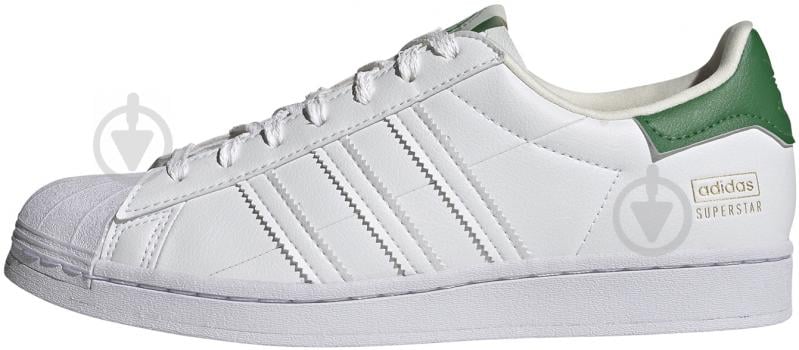 Кроссовки мужские демисезонные Adidas SUPERSTAR FY5480 р.41 1/3 белые - фото 3