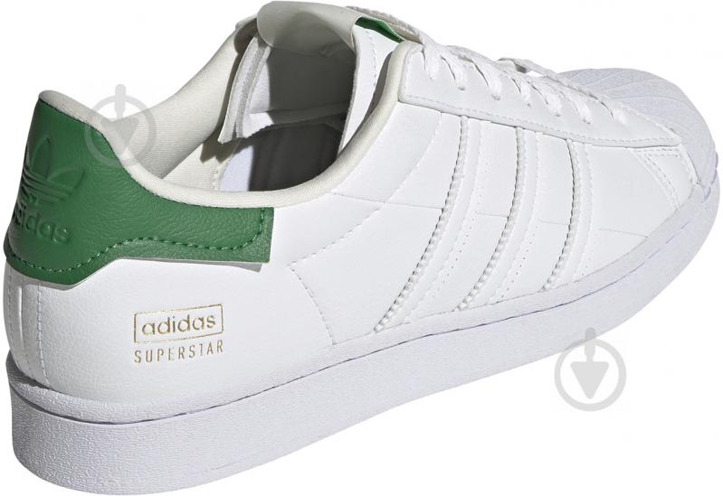 Кроссовки мужские демисезонные Adidas SUPERSTAR FY5480 р.41 1/3 белые - фото 9